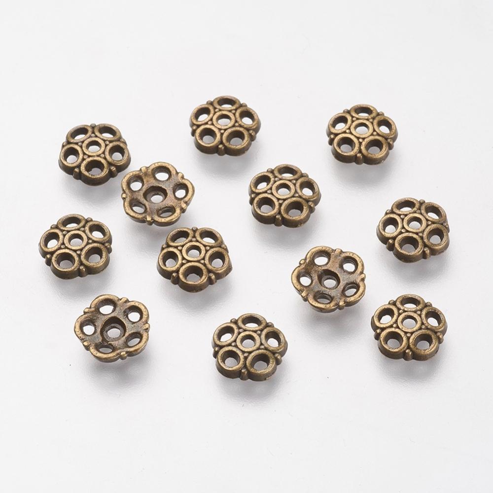 Capacel bronz antic 8x8mm — Imaginea 1