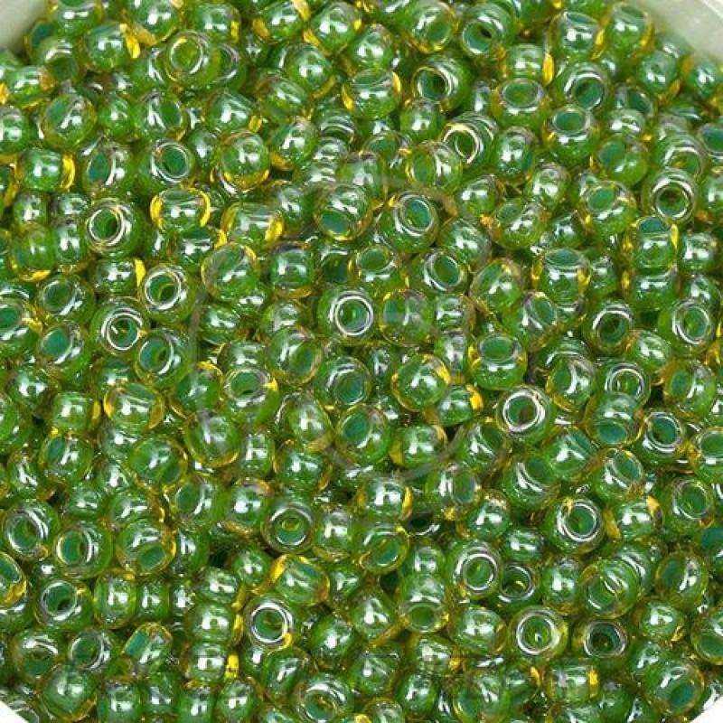 Margele de nisip Preciosa Ornela 12/0 19001/81012 Inside Colour Lime — Imaginea 1