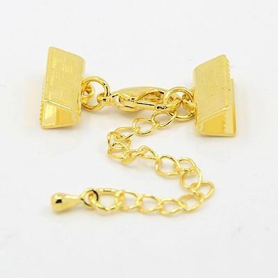 Terminatie aurie cu inchizatoare 13x7mm — Imaginea 1
