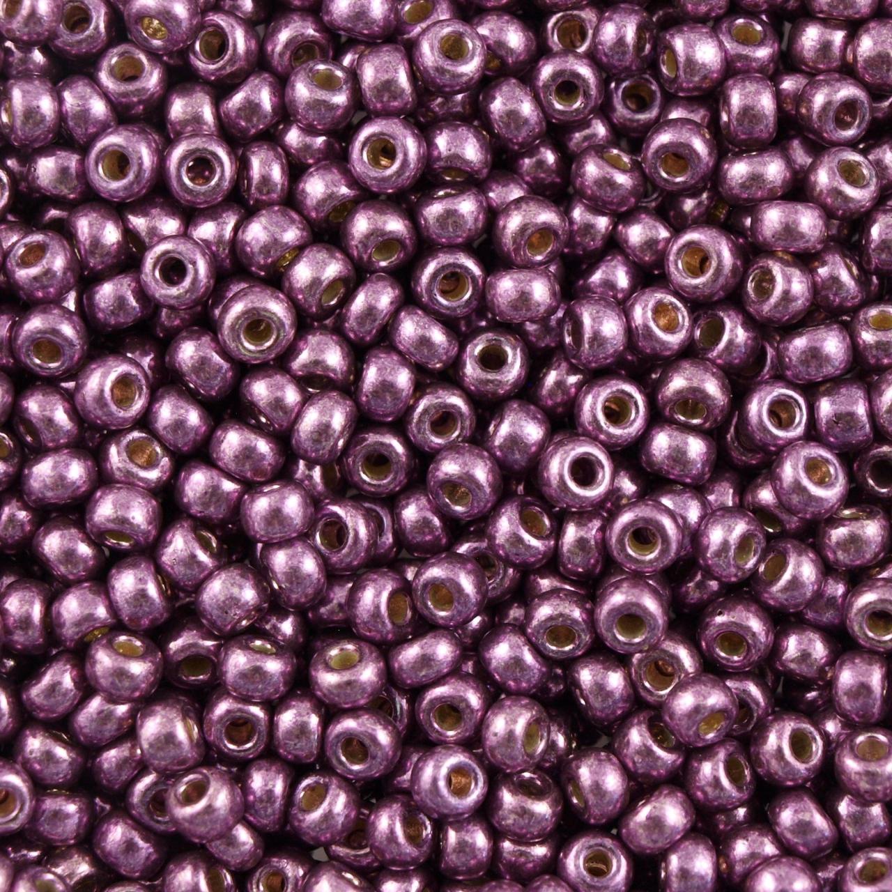 Margele de nisip Miyuki 6/0 4220 Duracoat Galvanized Eggplant