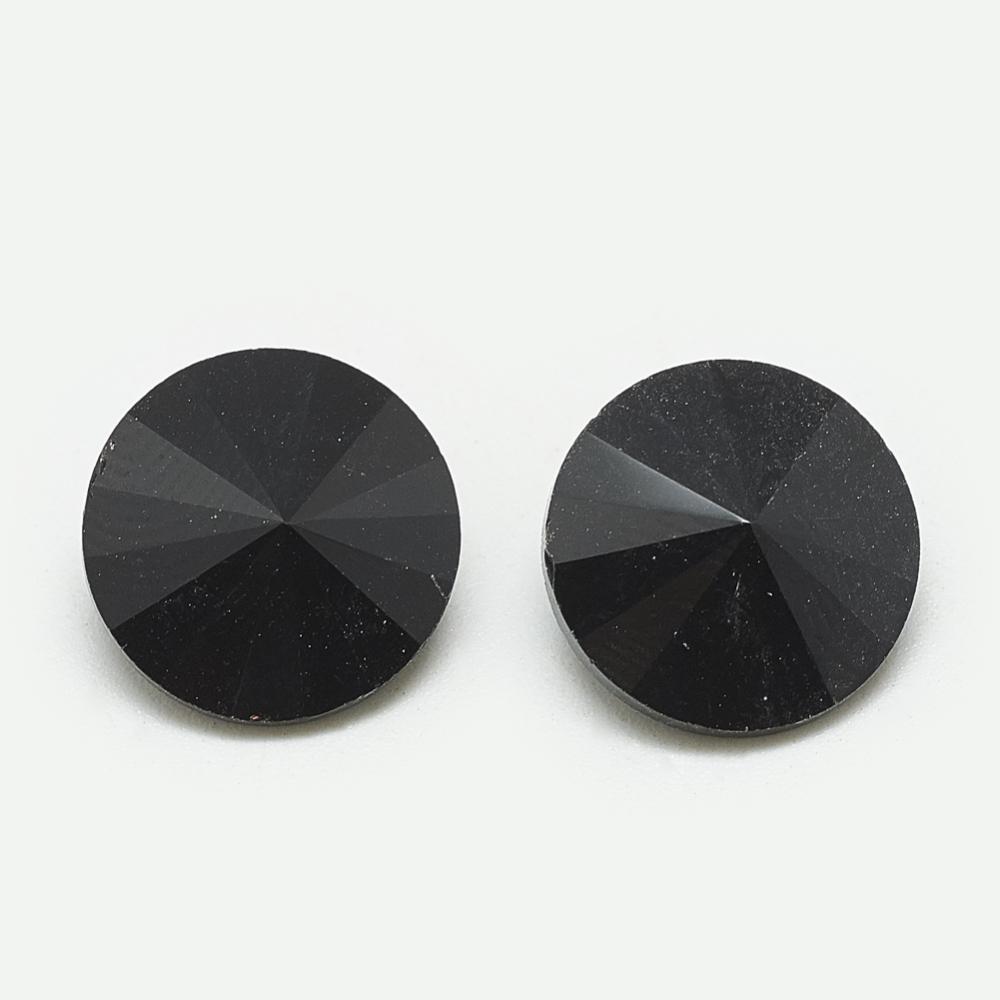 Rivoli 8x4mm jet — Imaginea 1
