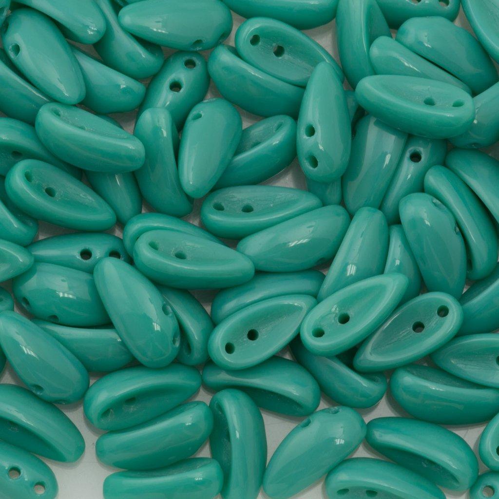 Margele Chilli 63130 Opaque Turquoise — Imaginea 1