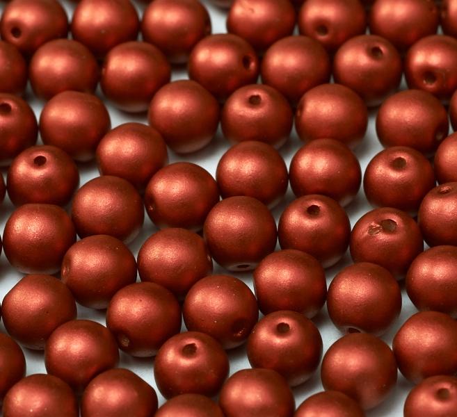 Margele rotunde 4mm 01890 Lava Red — Imaginea 1