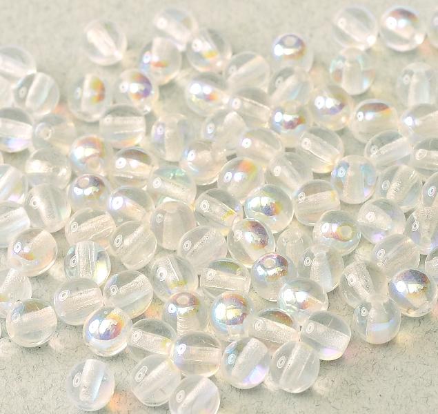 Margele Rotunde 4mm 28701/00030 Crystal AB — Imaginea 1