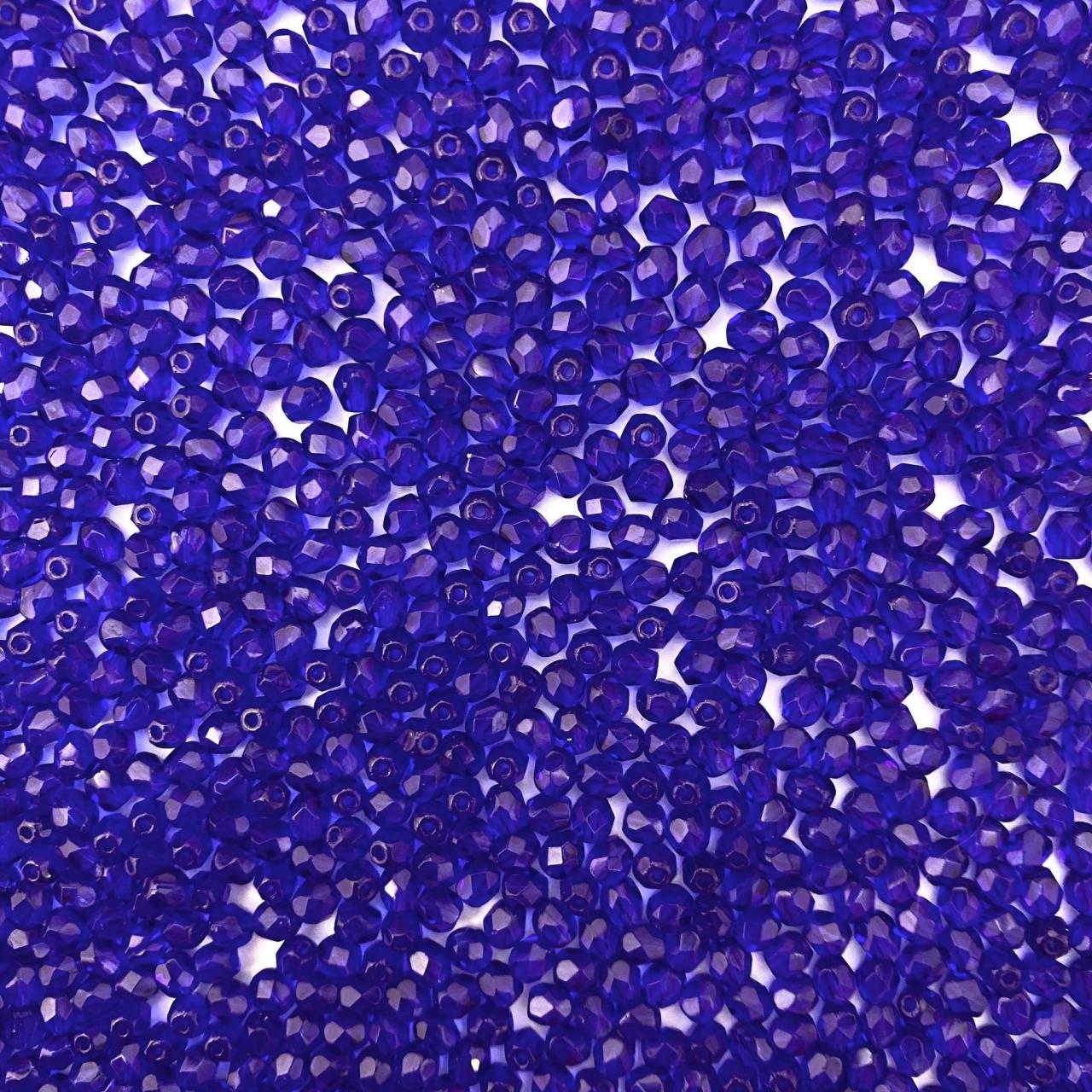 Margele Cehesti Fire-Polish 8mm 30090 Cobalt