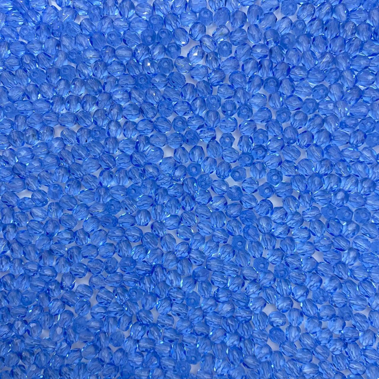 Margele Cehesti Fire-Polish 4mm 30040 Sapphire