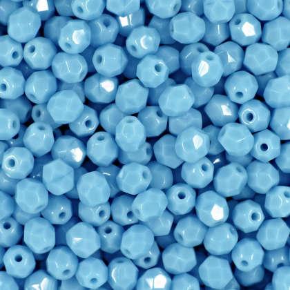 Margele Cehesti Fire-Polish 4mm 63020 Sky Blue Coral — Imaginea 1