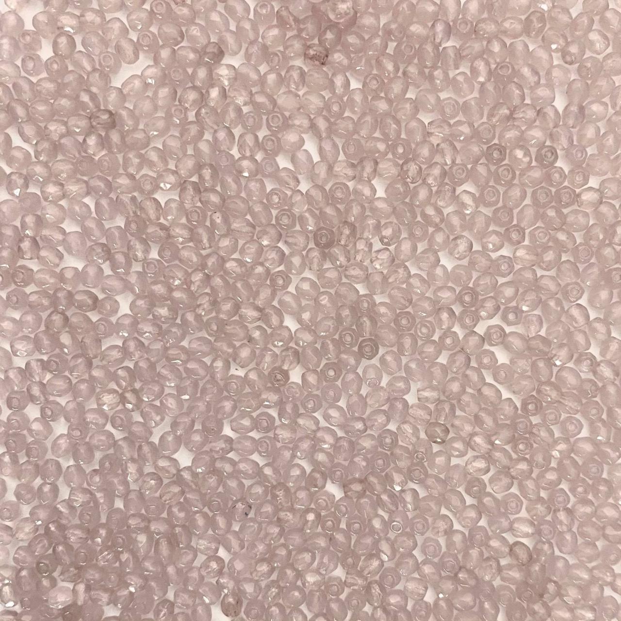 Margele Cehesti Fire-Polish 3mm 22010 Dk Milky Amethyst