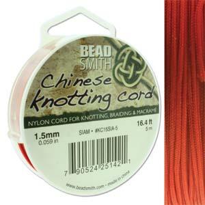 Rola Snur 1.5mm Rosu Knot-it — Imaginea 1