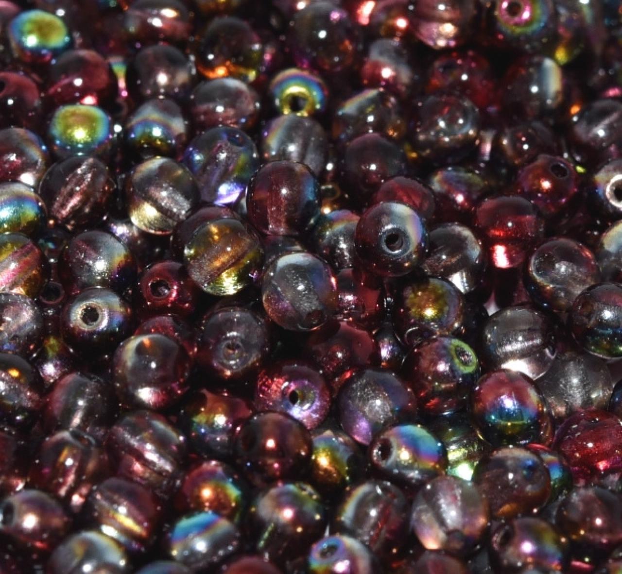 Margele Rotunde 4mm 95200/00030 Crystal Magic Wine