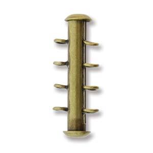 Inchizatoare 26mm Vertical Multisir Antique Gold Plated — Imaginea 1