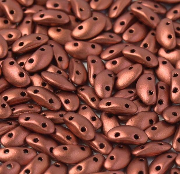 Margele Mobyduo 3x8mm 01750 Copper — Imaginea 1