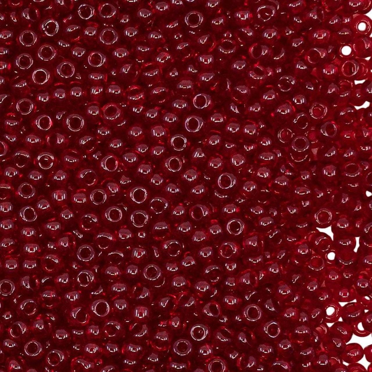 Margele de nisip Preciosa Ornela 12/0 19001/90090 Transparent Dk. Red