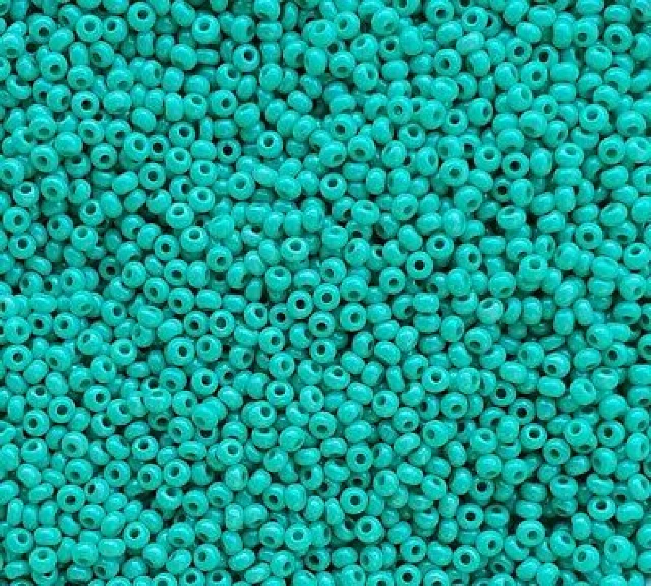 Margele de nisip Preciosa Ornela 12/0 19001/63130 Op. Green Turquoise