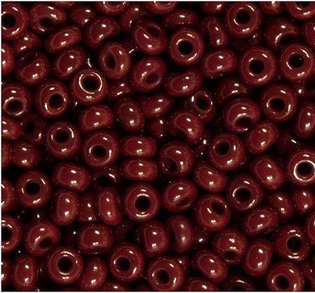 Margele de nisip Preciosa Ornela 12/0 19001/93310 Opaque Burgundy — Imaginea 1