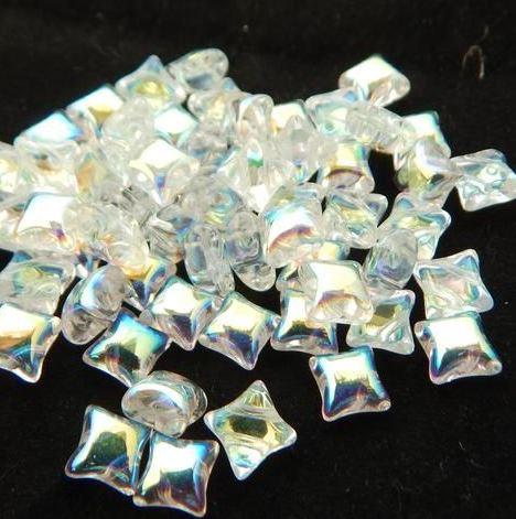 Margele Wibeduo 8x8mm 00030/28701 Crystal AB — Imaginea 1