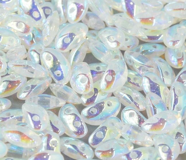 Margele Mobyduo 3x8mm 00030/28703 Crystal Full AB — Imaginea 1