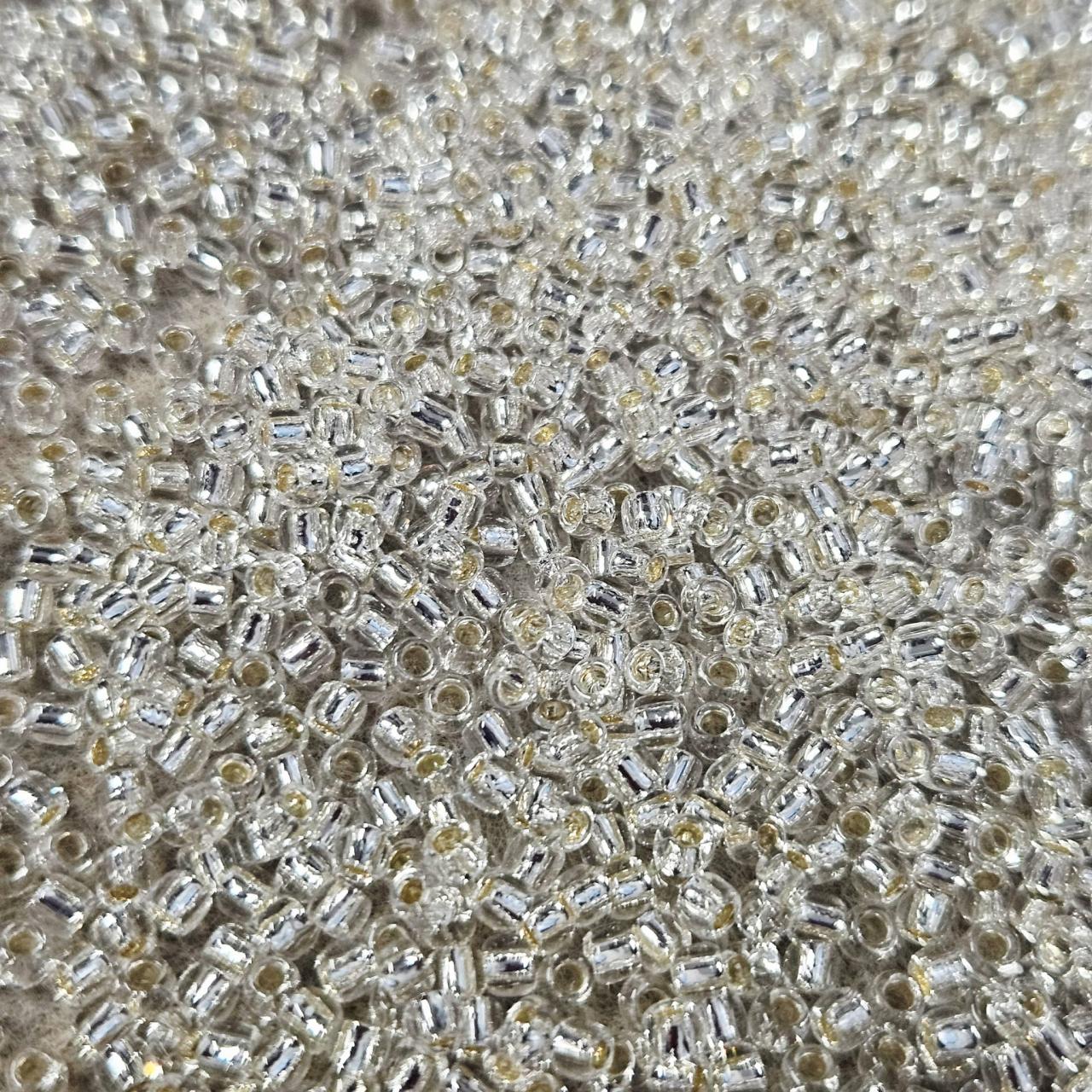 Margele Toho 8/0 0021 Silver Lined Crystal — Imaginea 2