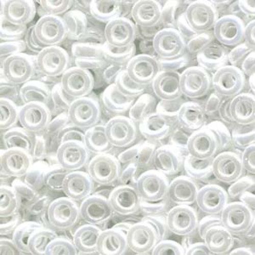 Miyuki Spacer 2,2x1 0420 White Pearl Ceylon — Imaginea 1