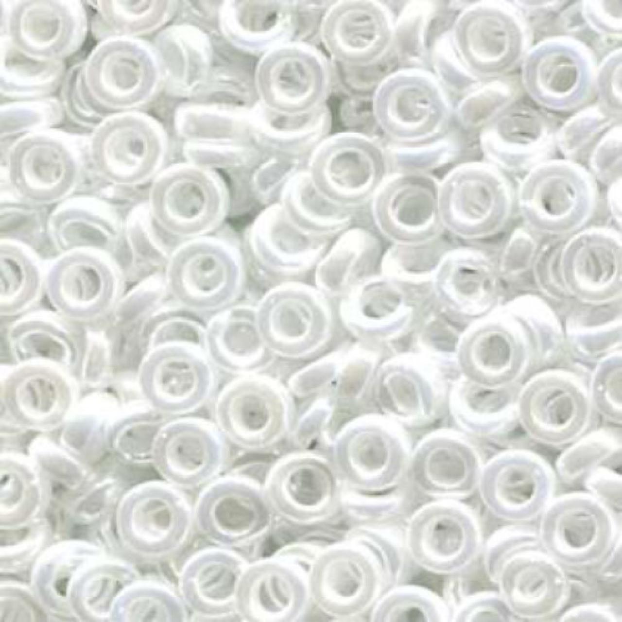 Miyuki Spacer 2,2x1 0420 White Pearl Ceylon