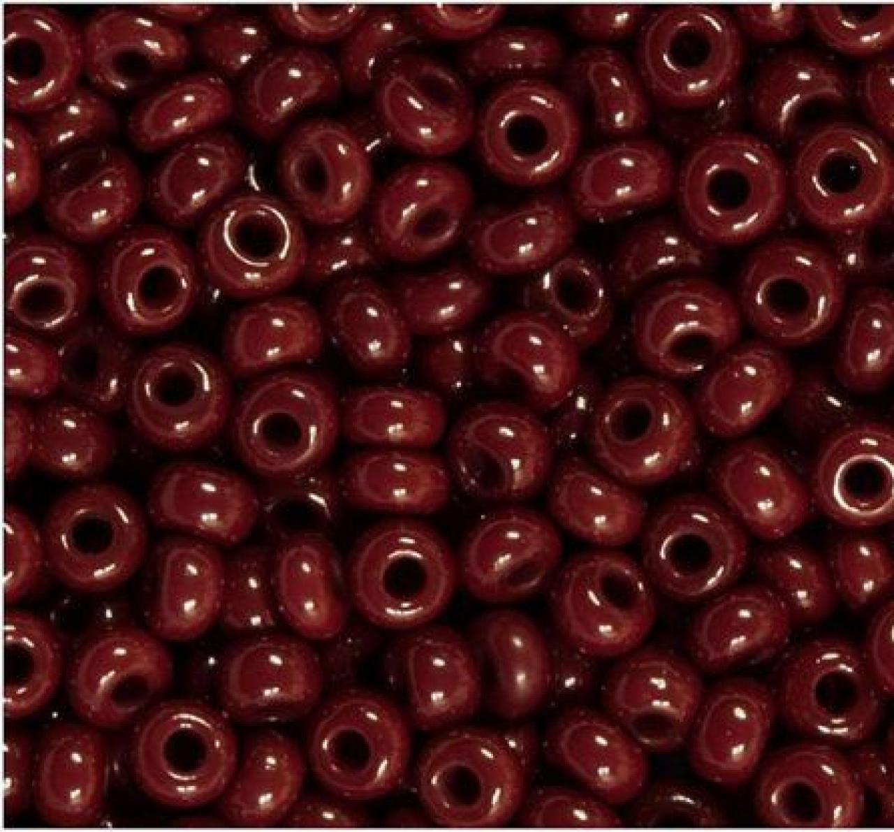 Margele de nisip Preciosa Ornela 6/0 19001/93310 Opaque Burgundy