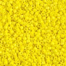 Delica 10/0 DB100721 Opaque Yellow — Imaginea 1