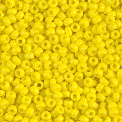 Margele de nisip Miyuki 11/0 404 Opaque Yellow — Imaginea 1