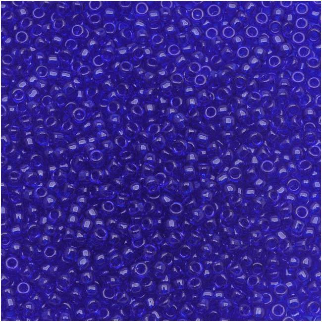 Margele Toho 15/0 0008 Transparent Cobalt — Imaginea 1