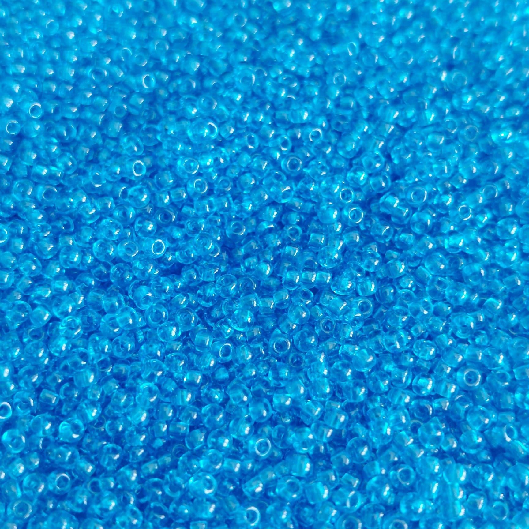 Margele de nisip Preciosa Ornela 10/0 29001/60150 Transparent Blue — Imaginea 2
