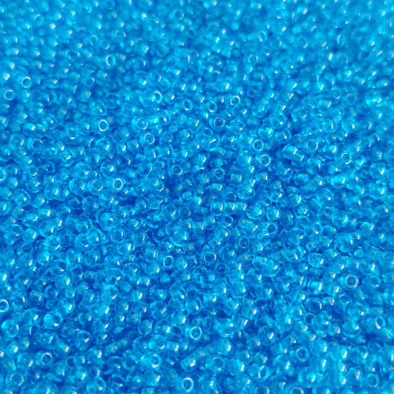 Margele de nisip Preciosa Ornela 10/0 29001/60150 Transparent Blue — Imaginea 2