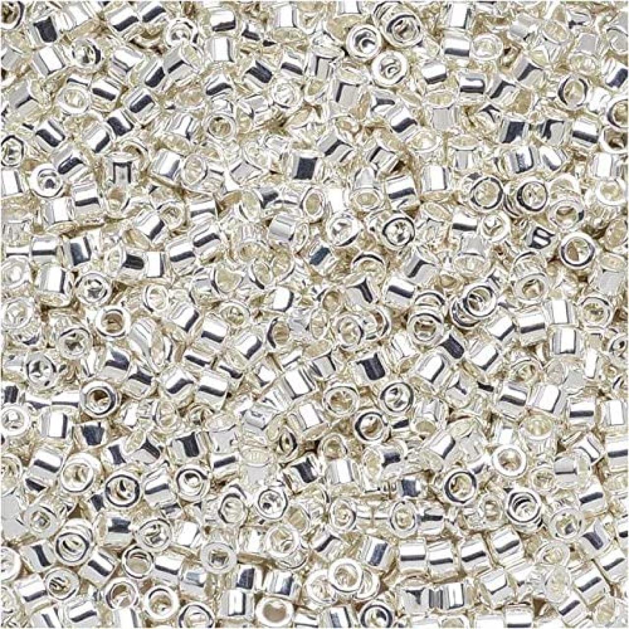 Delica 11/0 DB0551 Silver Plated