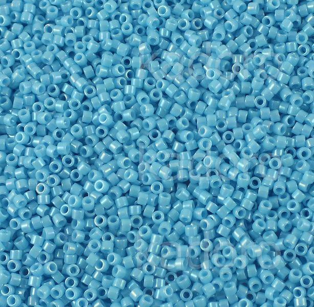 Delica 11/0 DB0215 Opaque Sky Blue Luster — Imaginea 1