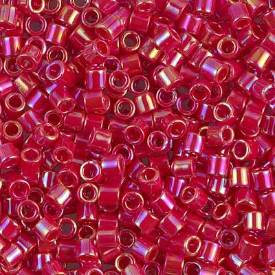 Delica 8/0 DB80162 Opaque Red AB — Imaginea 1