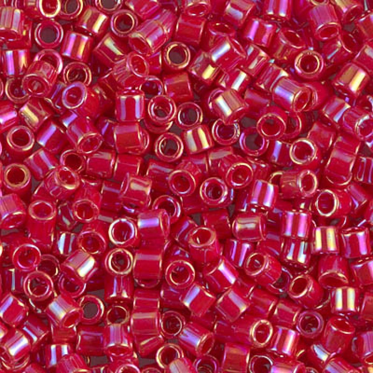 Delica 8/0 DB80162 Opaque Red AB