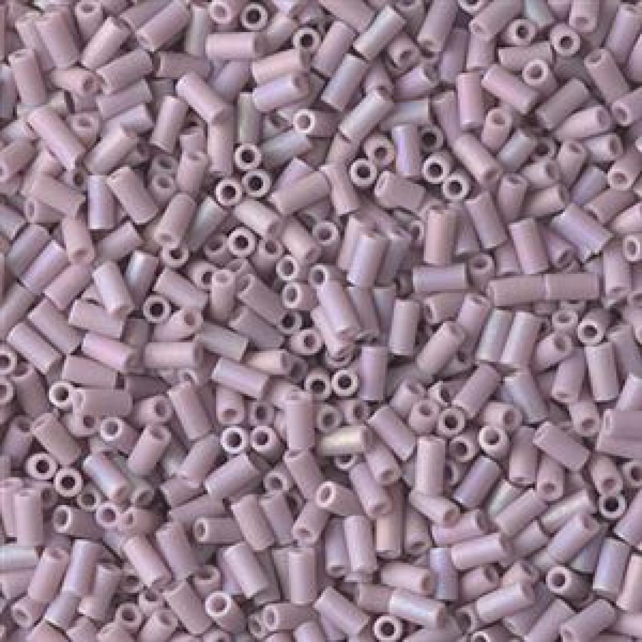 Miyuki Bugle 6mm 0410FR Matted Opaquue Mauve AB