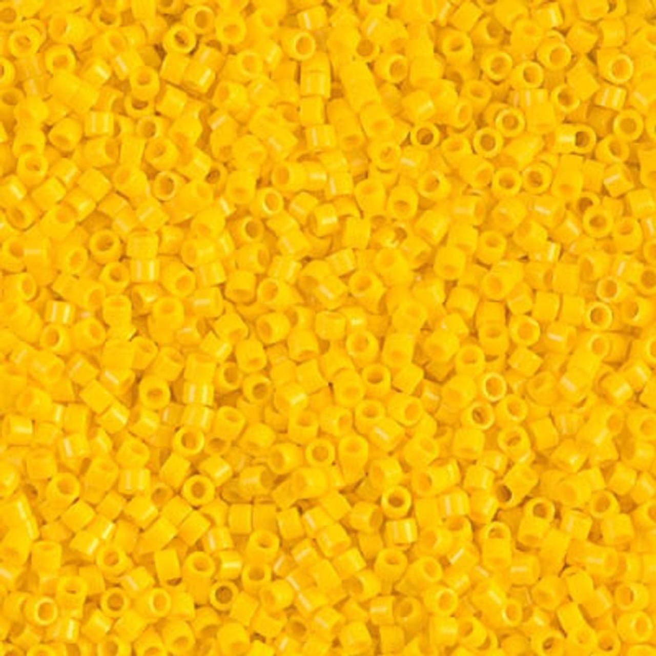 Delica 11/0 DB1582 Matted Opaque Canary