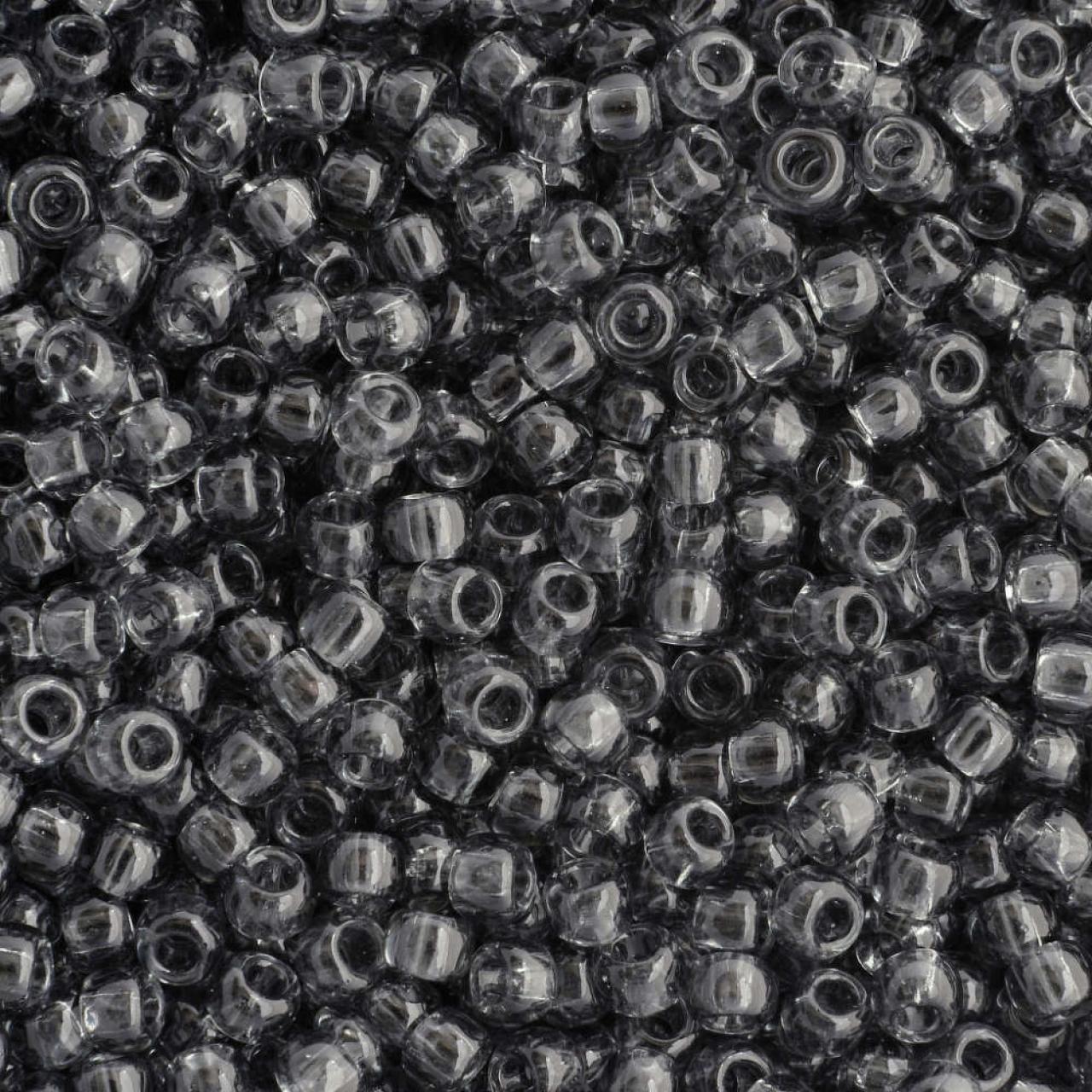 Margele Toho 15/0 0009F Transparent  Frosted Lt. Gray