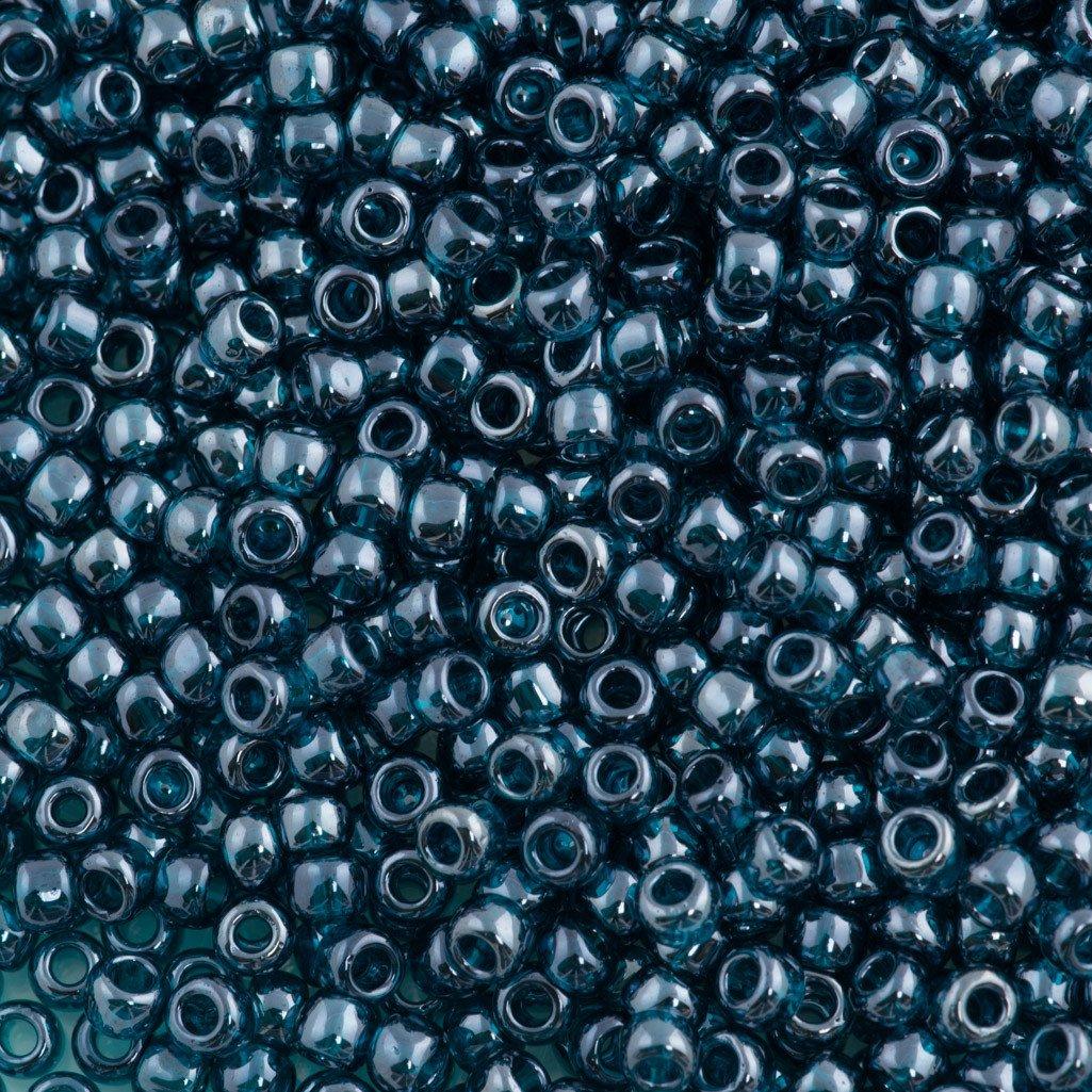 Margele Toho 11/0 0108BD Transparent Lustered Teal — Imaginea 1