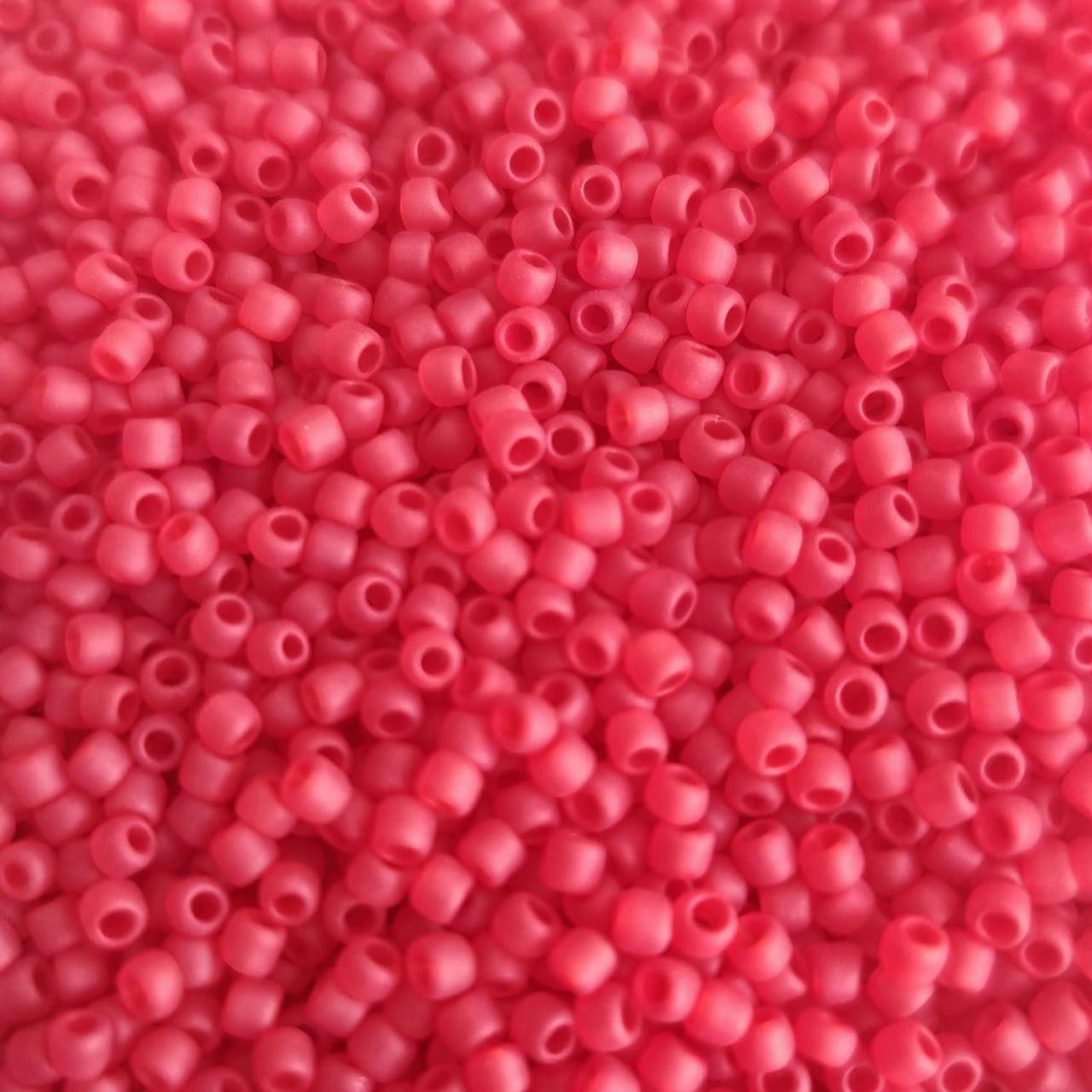 Margele Toho 11/0 0005BF Transparent Frosted Siam Ruby