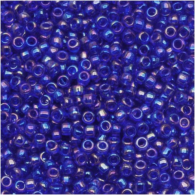 Margele Toho 11/0 0087 Transparent Rainbow Cobalt — Imaginea 1