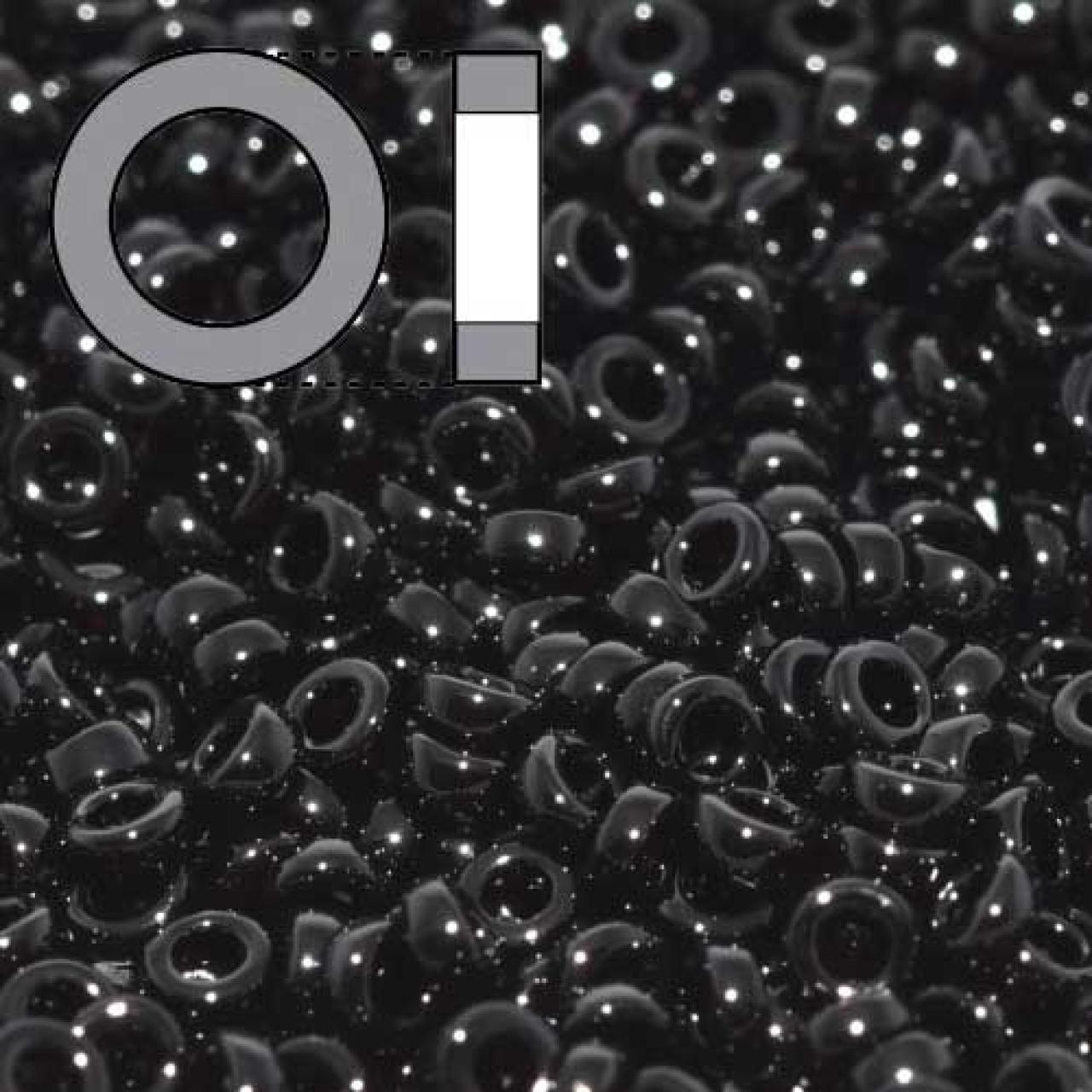 Miyuki Spacer 3x1,3mm 0401 Opaque Black