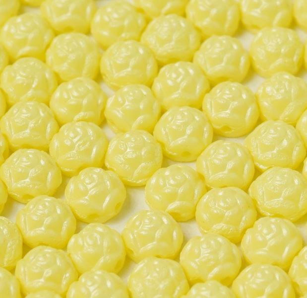 Rosetta 2h Caboschon 6mm 02010/29301 Alabaster Pastel Yellow — Imaginea 1
