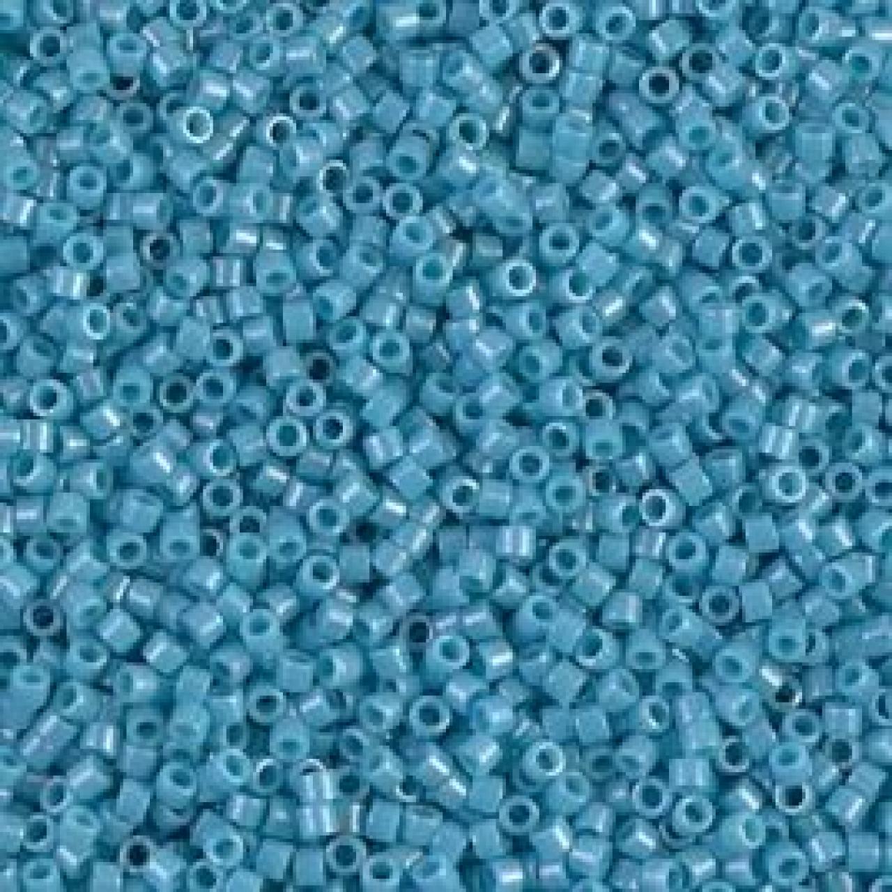Delica 11/0 DB0218 Opaque Medium Turquoise Blue Luster