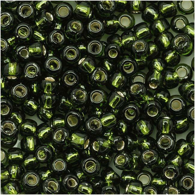 Margele Toho 11/0 0037 Silver Lined Olivine — Imaginea 1
