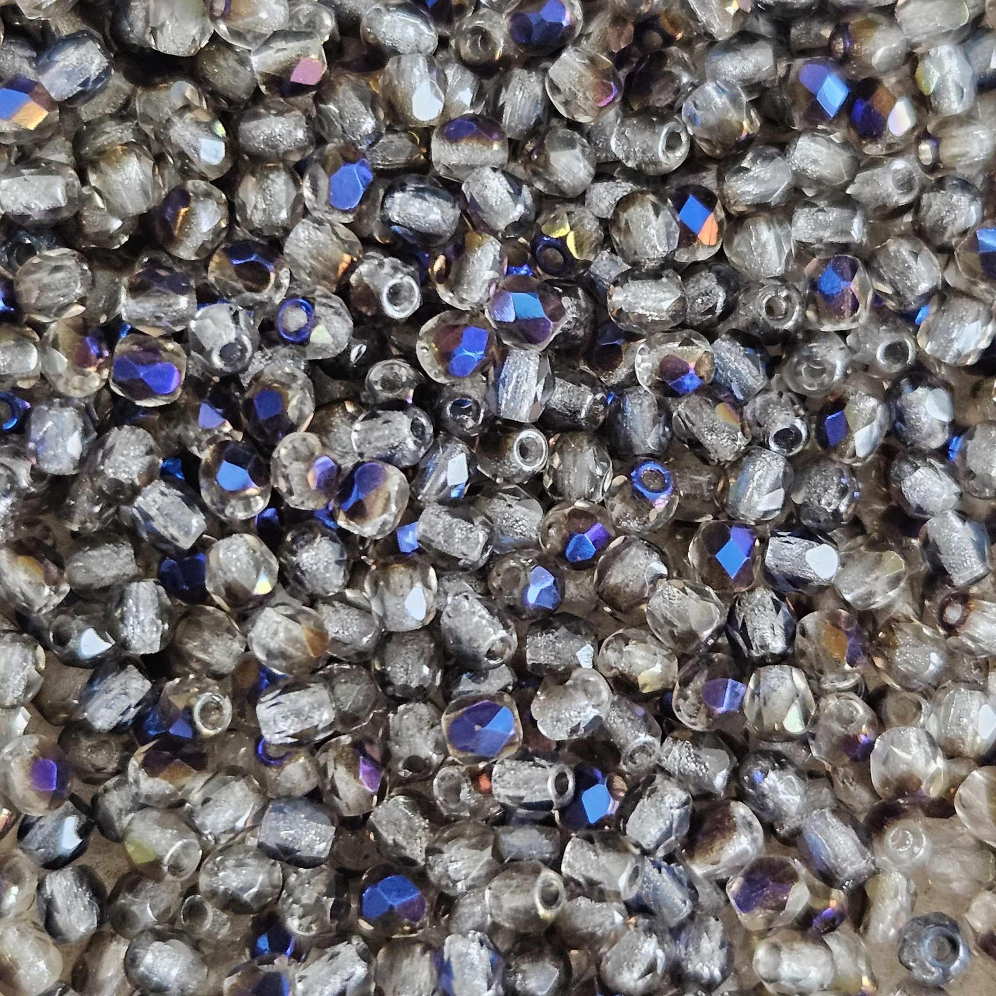 Margele Cehesti Fire-Polish 3mm 00030/22201 Crystal Azuro — Imaginea 1