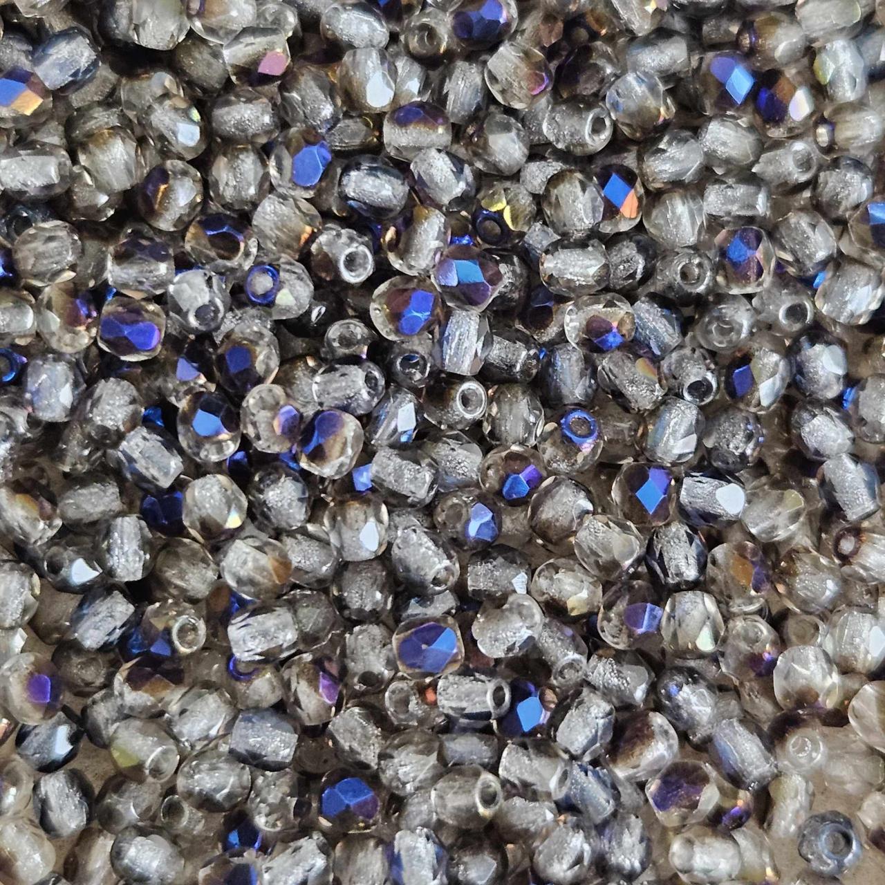 Margele Cehesti Fire-Polish 3mm 00030/22201 Crystal Azuro