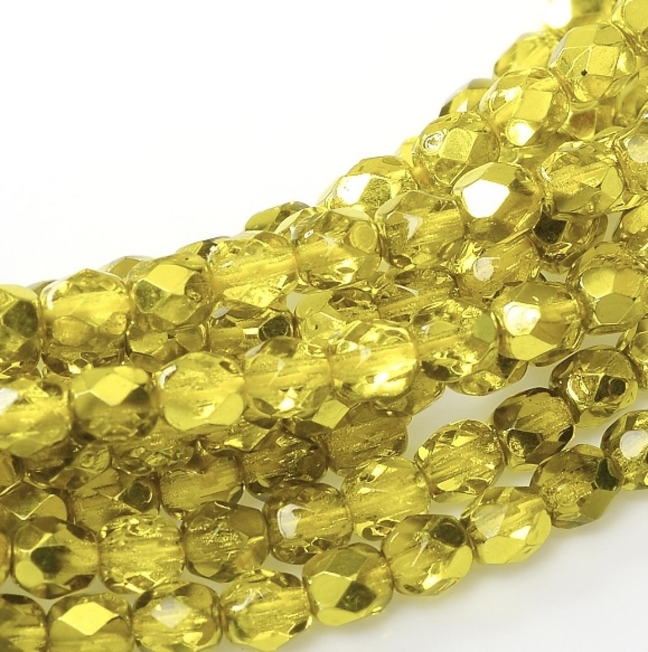Margele Cehesti Fire-Polish 8mm 00030/67819 Crystal Cytron Metallic Ice