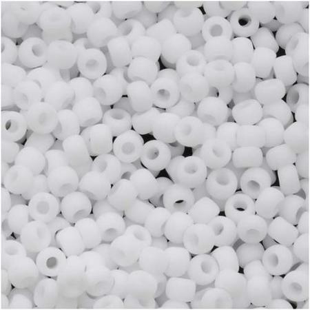 Margele Toho 11/0 0041F Opaque Frosted White — Imaginea 1