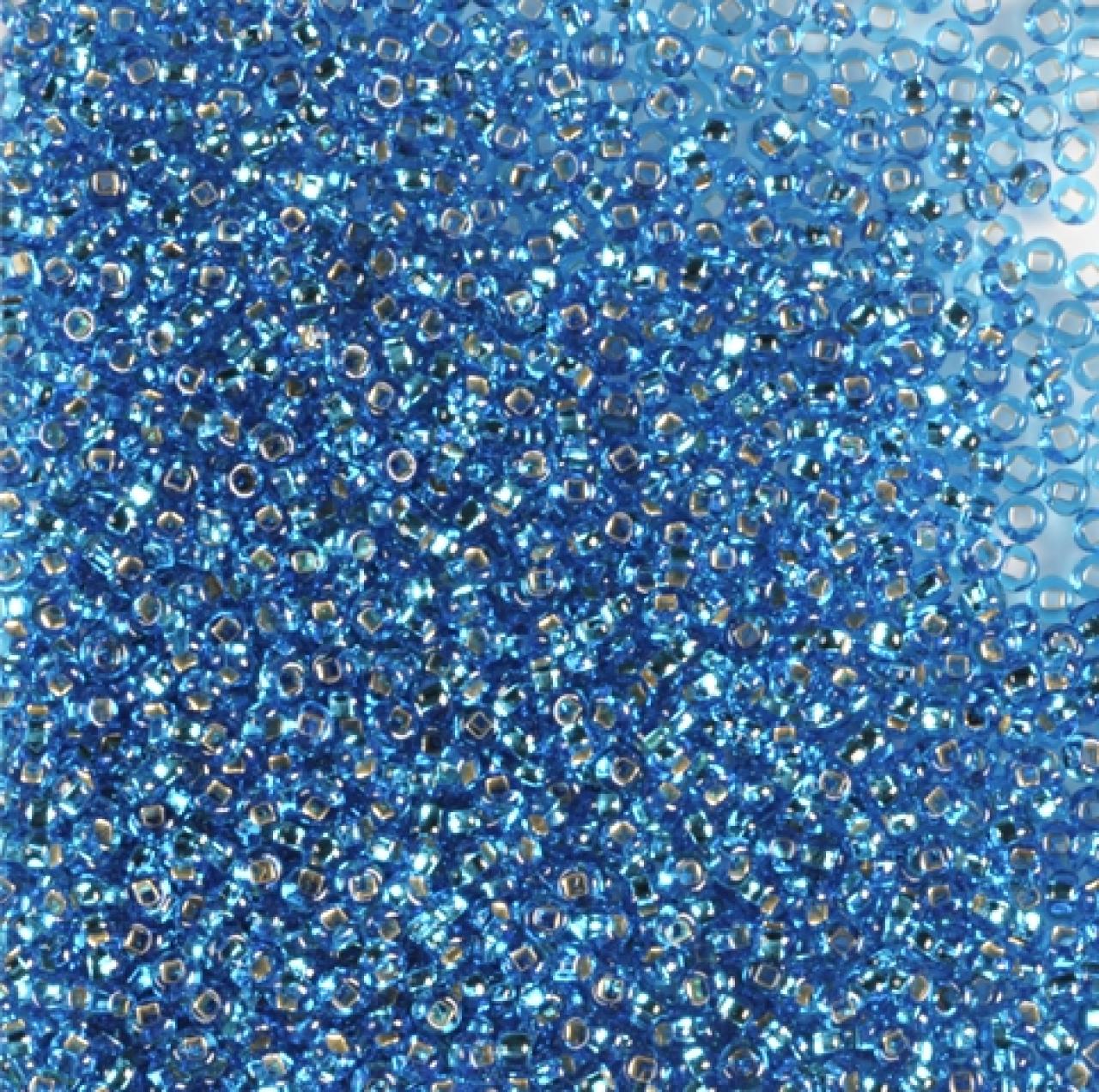 50gr Preciosa 11/0 19001/67150 Aquamarine Silver Lined