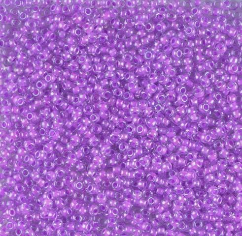 50gr Preciosa 11/0 19001/38128 Crystal Colour Lined Violet — Imaginea 1